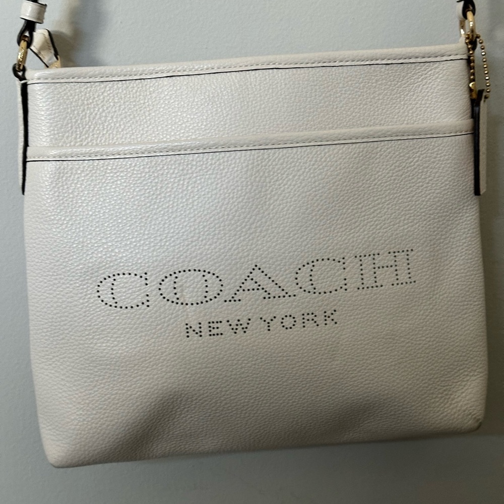 Coach Cream Crossbody Bag